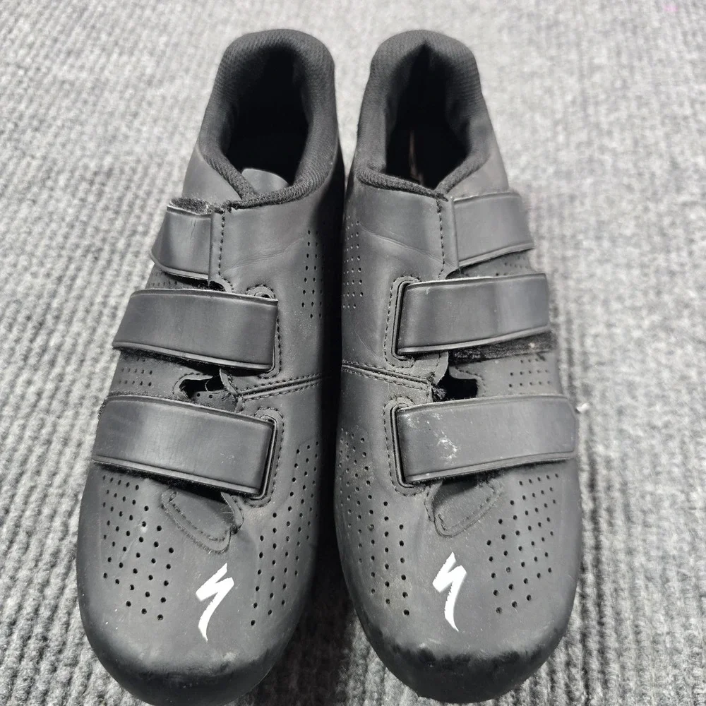 Specialized Torch 1.0 Cycling Shoes Mens 9.5 EU 43‎ Black 3-Bolt Road